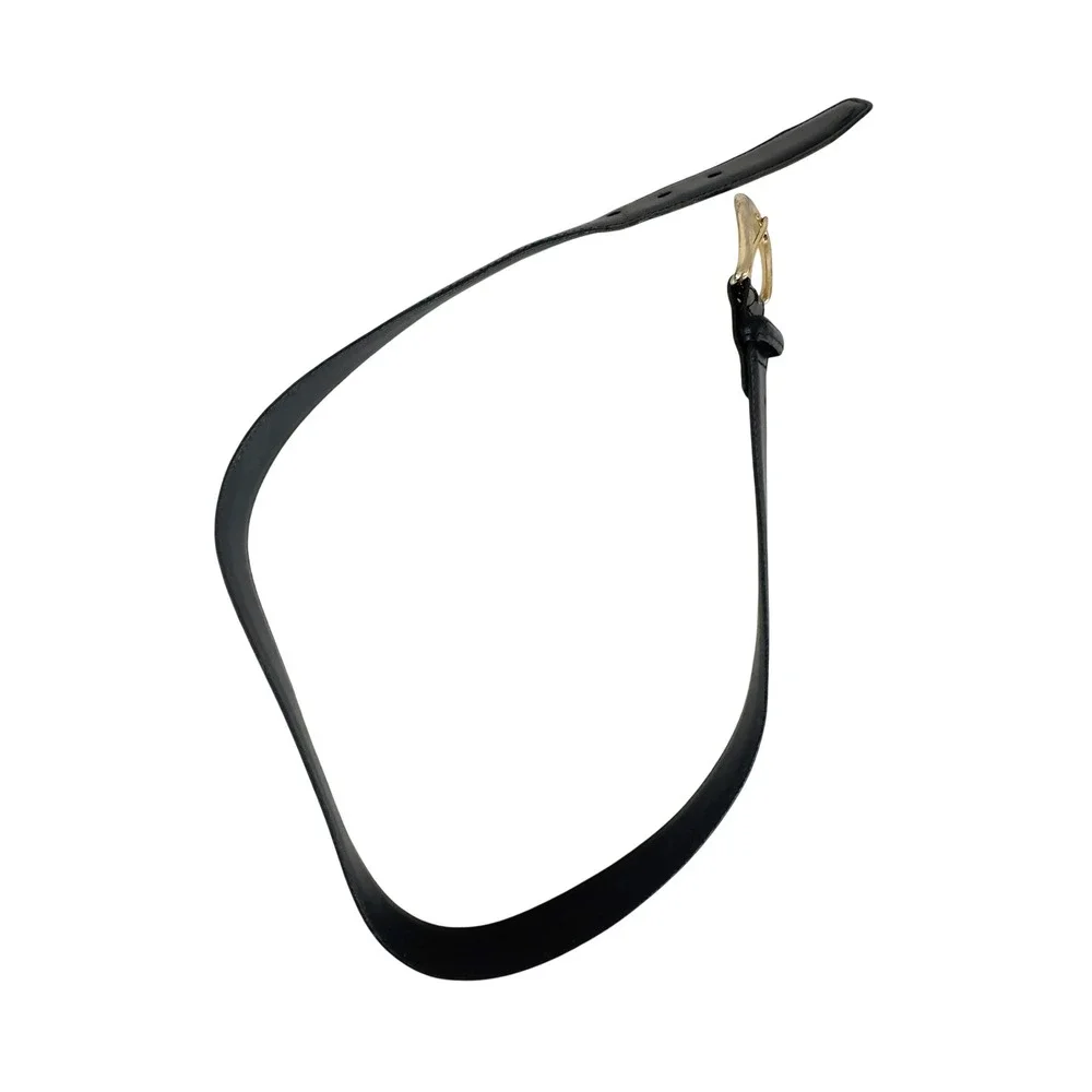 Vintage 80s/90s‎ Leather Belt Black Cashmere Cowhide 32/80